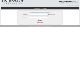 portal.lindenwood.edu screenshot