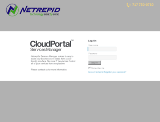 portal.netrepid.com screenshot