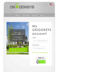 portal.okidokeys.com screenshot