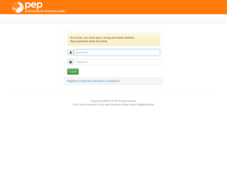 portal.pep-net.org screenshot