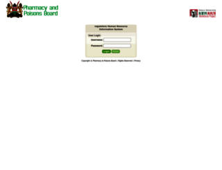 portal.pharmacyboardkenya.org screenshot