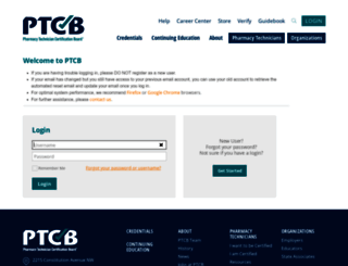 portal.ptcb.org screenshot