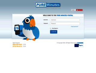 portal.pureminutes.com screenshot