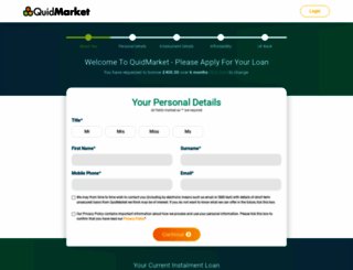 portal.quidmarketloans.com screenshot