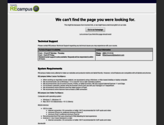 portal.recampus.com screenshot