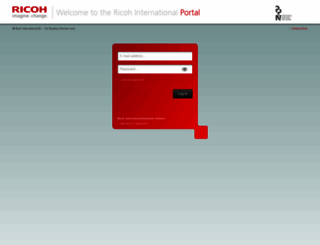 portal.ricoh-international.com screenshot