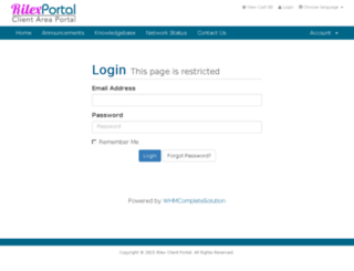 portal.rilextech.com screenshot