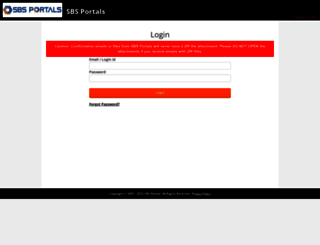 portal.sbsportals.com screenshot