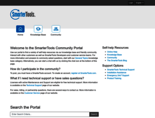 portal.smartertools.com screenshot