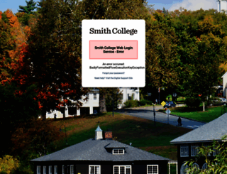 portal.smith.edu screenshot