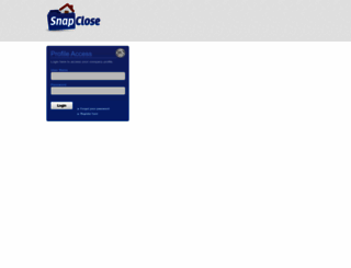 portal.snapclose.com screenshot