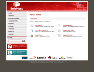 portal.solidhost.com screenshot