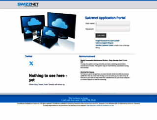 portal.swizznet.com screenshot