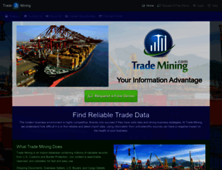 portal.trademining.com screenshot
