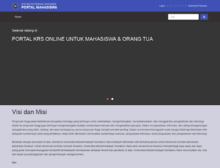 portal.umsu.ac.id screenshot