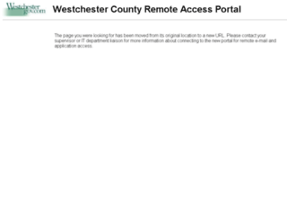 portal.westchestergov.com screenshot
