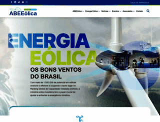 portalabeeolica.org.br screenshot