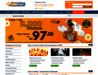 portaldecursosrapidos.com.br screenshot