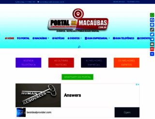 portaldemacaubas.com.br screenshot