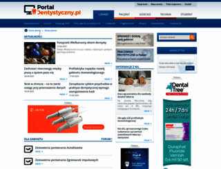 portaldentystyczny.pl screenshot