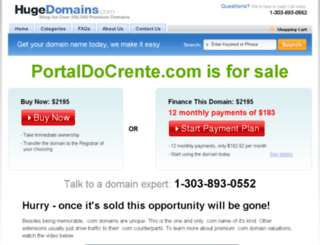 portaldocrente.com screenshot