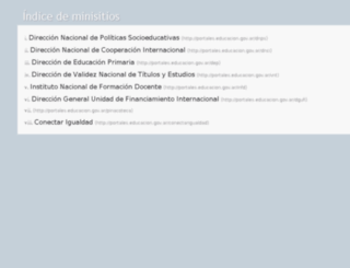 portales.educacion.gov.ar screenshot