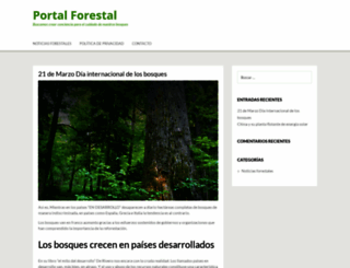 portalforestal.com screenshot