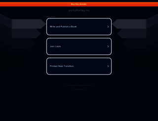 portalforlag.no screenshot