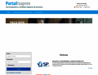 portalisapres.cl screenshot