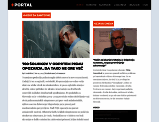 portalplus.si screenshot