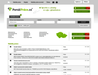 portalprace.cz screenshot