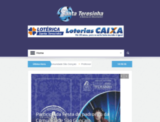 portalsantateresinha.com.br screenshot