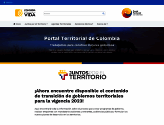 portalterritorial.gov.co screenshot