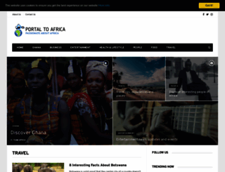 portaltoafrica.com screenshot