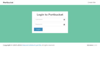 portbucket.com screenshot