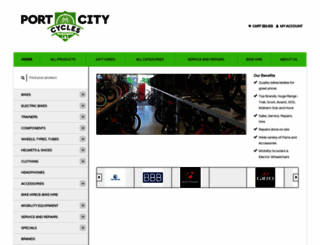 portcitycycles.com.au screenshot