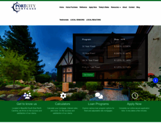portcitymortgage.com screenshot