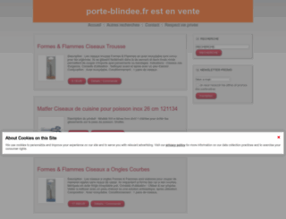 porte-blindee.fr screenshot