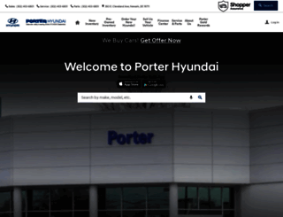 porterhyundai.com screenshot