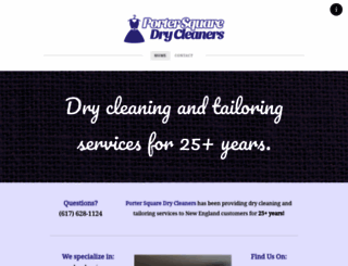 portersquaredrycleaners.com screenshot