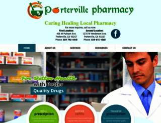 portervillepharmacy.com screenshot