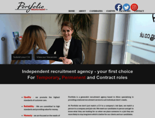 portfolio-recruit.co.uk screenshot