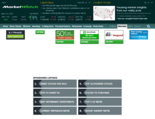 portfolio.marketwatch.com screenshot
