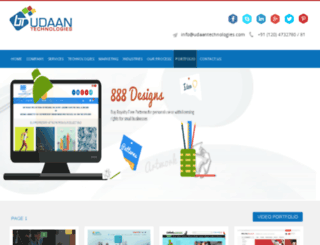 portfolio.udaantechnologies.com screenshot