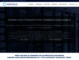 portfoliocommunications.com screenshot