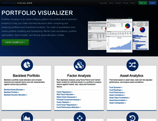 portfoliovisualizer.com screenshot
