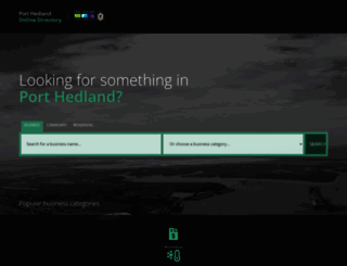porthedlanddirectoryonline.com.au screenshot
