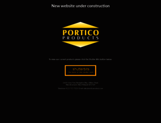 porticoproducts.com screenshot