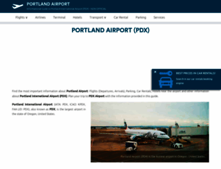 portland-airport.com screenshot