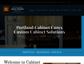 portland.cabinetcures.com screenshot